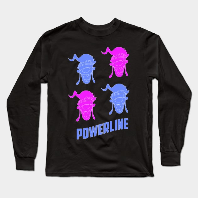 Powerline Concert T-Shirt Long Sleeve T-Shirt by Batg1rl